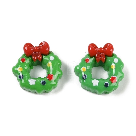 Christmas Opaque Resin Decoden Cabochons CRES-M036-03O-1