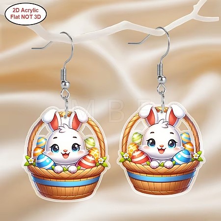 Easter Acrylic Dangle Earrings FS-WG50DE5-01-1