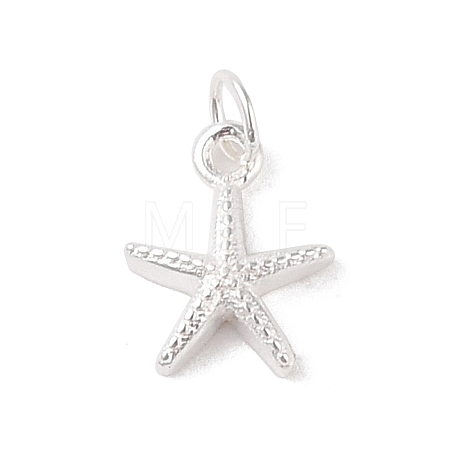 925 Sterling Silver Starfish Charms STER-K181-04S-1