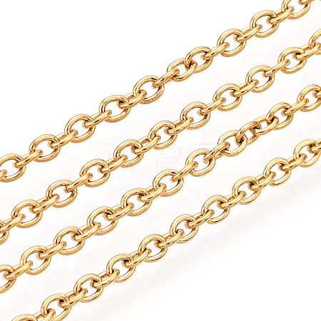 304 Stainless Steel Cable Chains CHS-R003-0.5mm-G-1