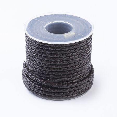 Round Braided Leather Cord WL-G002-01B-1