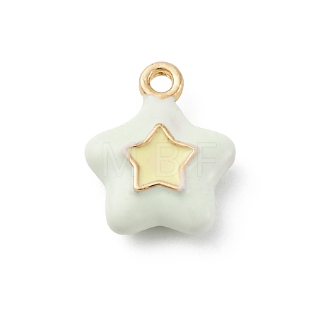 Alloy Enamel Charms ENAM-E362-08E-1
