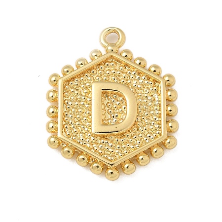 Brass Pendants KK-B126-01G-D-1