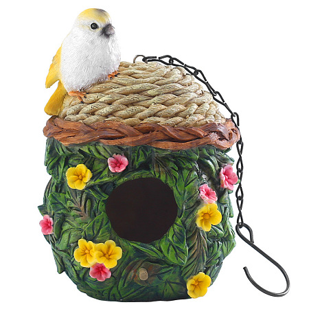 Resin Hanging Bird's Nests BIRD-PW0001-071-1-1