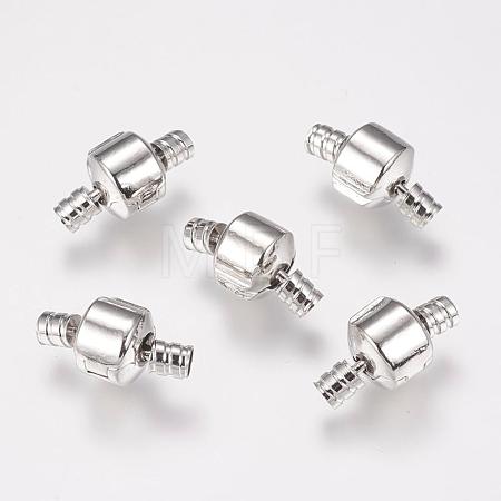 Brass European Clip Clasps KK-G314-03P-1