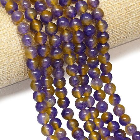 Natural Malaysia Jade Beads Strands G-B165-C04-10mm-1