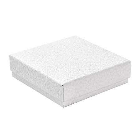 Square Cardboard Necklace Box X1-CBOX-Q038-02B-1