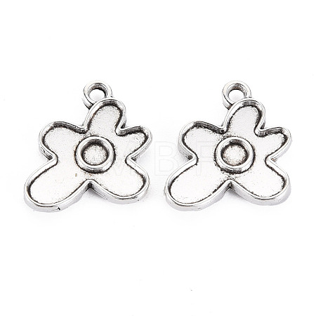 Tibetan Style Alloy Pendant Enamel Settings X-PALLOY-N160-65AS-1