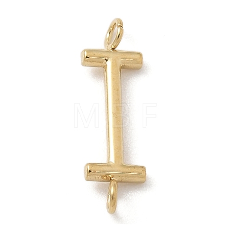 304 Stainless Steel Letter Connector Charms STAS-M108-01G-09-1
