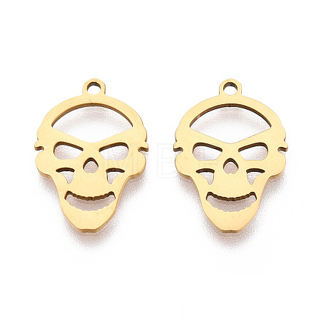 201 Stainless Steel Pendants STAS-T073-38G-1