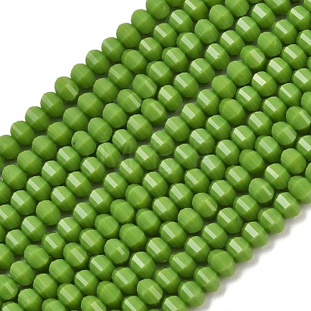 Opaque Glass Beads Strands GLAA-G125-01C-04-1