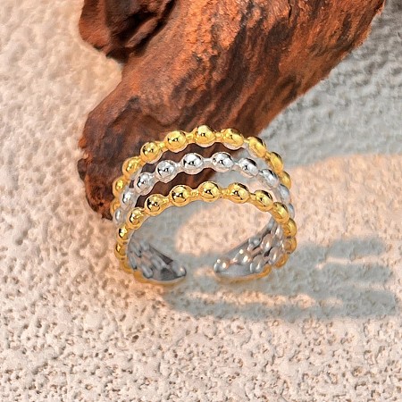 304 Stainless Steel Finger Rings RJEW-P170-02A-G-1