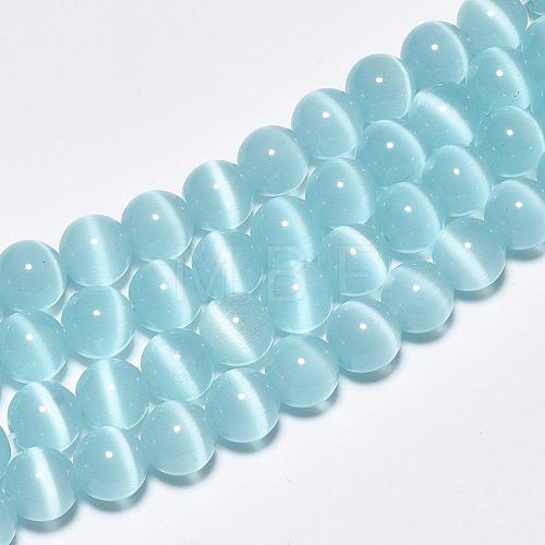 Cat Eye Beads Strands CE-M011-10mm-14-1