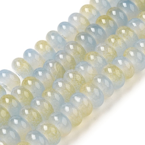 Baking Paint Glass Beads Strands DGLA-C003-01C-1