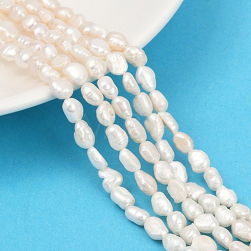 Natural Cultured Freshwater Pearl Beads Strands PEAR-P064-20H-02C-1