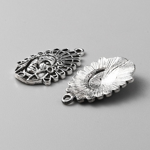 Tibetan Style Alloy Pendants FIND-CJC0018-32AS-1