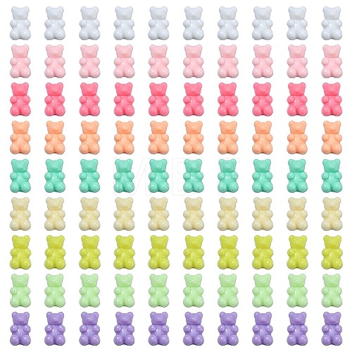 360Pcs 9 Colors Opaque Acrylic Beads SACR-CJ0001-19-1