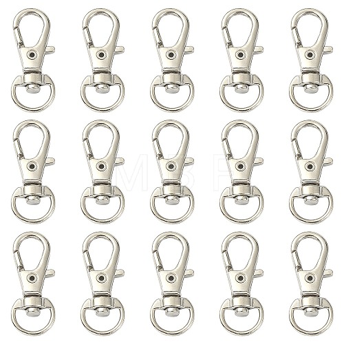 10Pcs Alloy Swivel Lobster Claw Clasps PALLOY-CJ0002-68-1