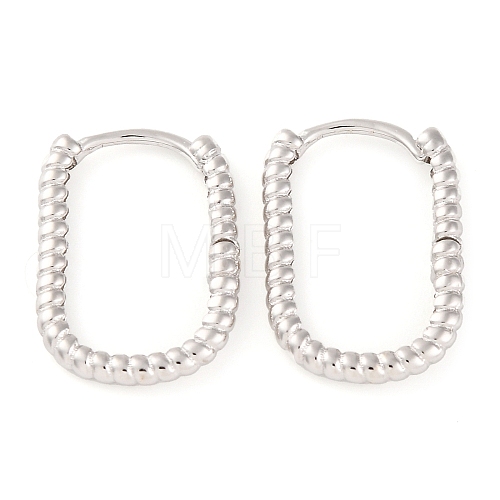 925 Sterling Silver Hoop Earrings for Women STER-U005-15P-1