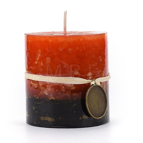 Column Shape Aromatherapy Smokeless Candles DIY-H141-B02-1