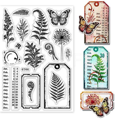 Custom PVC Plastic Clear Stamps DIY-WH0618-0055-1