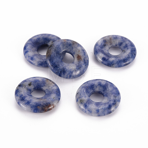 Natural Blue Spot Jasper Pendants G-T122-66E-1