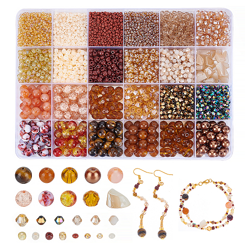   DIY Beads Jewelry Making Finding Kit DIY-PH0017-55-1