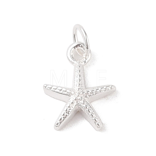 925 Sterling Silver Starfish Charms STER-K181-04S-1