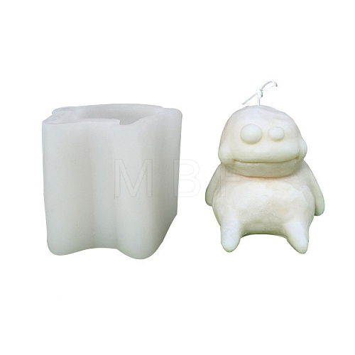 DIY 3D Monster Candle Food Grade Silicone Statue Molds DIY-C058-01C-1