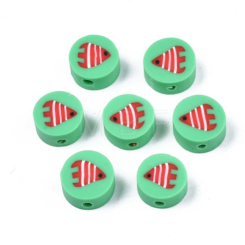 Handmade Polymer Clay Beads CLAY-N007-005-03-1