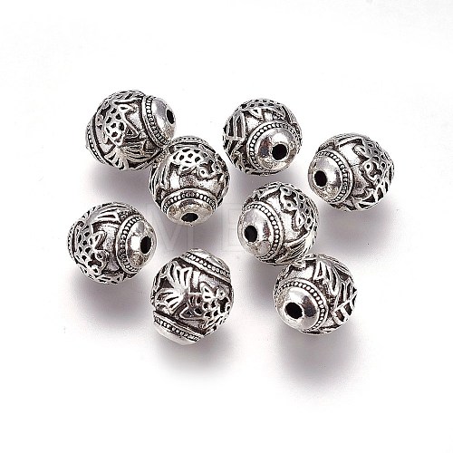 Tibetan Style Alloy Beads PALLOY-J716-19AS-1