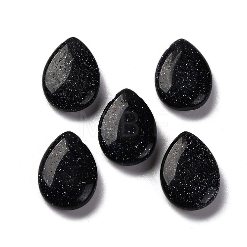 Synthetic Blue Goldstone Beads G-Z066-10B-1