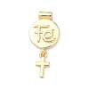 Religion Brass Pendants KK-H539-18G-07-1