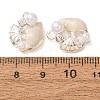 Alloy with Crystal Rhinestone & Enamel Pendants RB-CBAC8D9-01S-01-3