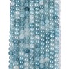 Ombre Effect Dyed Crackle Glass Beads Strands GLAA-Q106-01A-B26-2