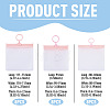 24Pcs 3 Styles Transparent EVA Resealable Bags with Rings ABAG-TA0002-26-3