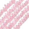 Natural Rose Quartz Beads Strands X-G-F821-B02-01-2