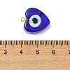 Handmade Evil Eye Lampwork Pendants PALLOY-JF05643-01-3