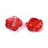 Baking Paint Transparent Glass Beads DGLA-N018-01F-2