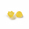 Transparent Acrylic Beads Caps PL543-2-2