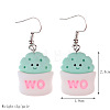 Food Theme Resin Dangle Earrings FS-WGC167F-20-1