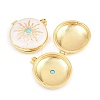 Brass Locket Pendants KK-D232-10G-3