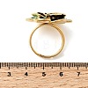 304 Stainless Steel Enamel Finger Rings for Women RJEW-G373-01G-01-5