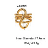 Line 304 Stainless Steel Cuff Open Rings WGE83BC-01-3