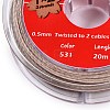 2-Ply Round Waxed Cotton Thread Cords YC-T004-01A-16-2