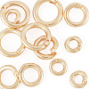 12Pcs 3 Styles Brass Open Jump Rings KK-TA0008-82G-3