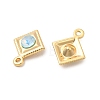 Brass Glass Charms KK-P340-08G-01-2