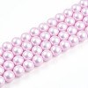 Baking Painted Pearlized Glass Pearl Bead Strands HY-N002-6mm-C03-2