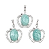 Teachers' Day Natural Amazonite Pendants G-A315-08P-1