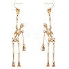 Alloy Skeleton Dangle Earrings JE993A-1